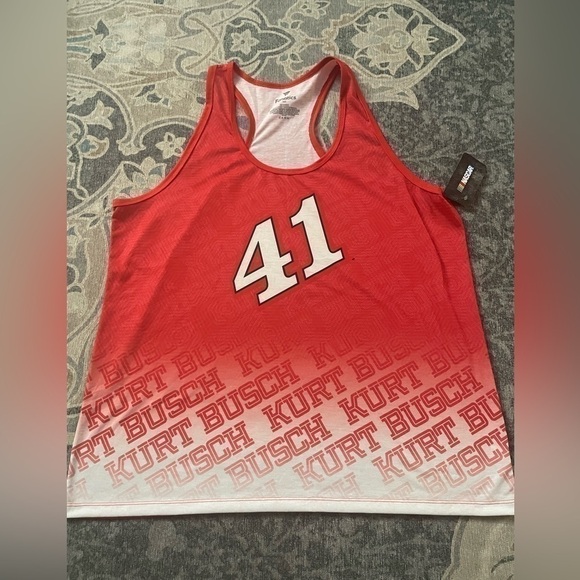 NWT woman Kurt Busch nascar racer back tank - Picture 1 of 6